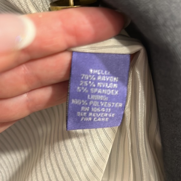 Sweet lined grey blazer - Picture 6 of 6